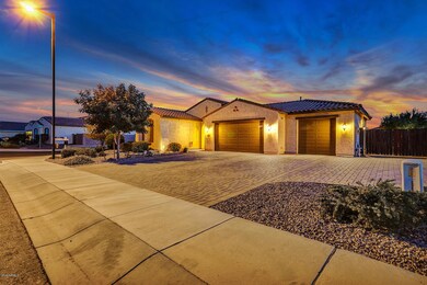 Extended driveway with oversized RV Gate