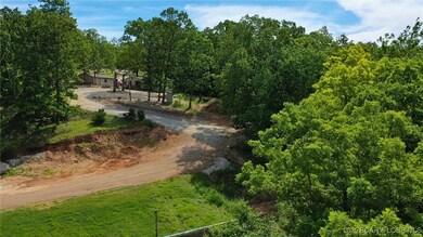 Aerial View of driveway to House