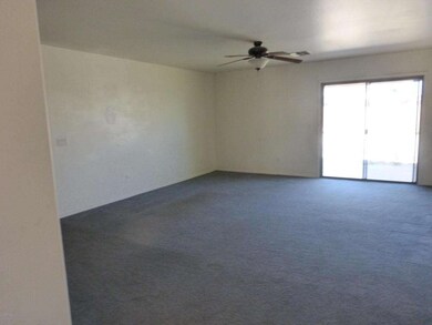 living area before painted