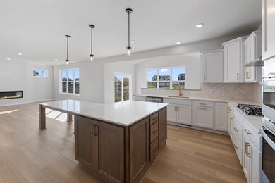 Photo of actual home - Kitchen to Morning Room