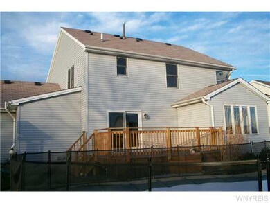 Exterior Back. kGret deck for BBQ.