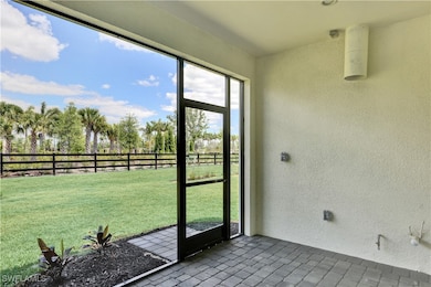 Patio with screen enclosure and pre-plumbing for o