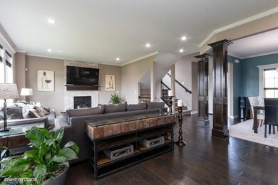 Open concept floor plan