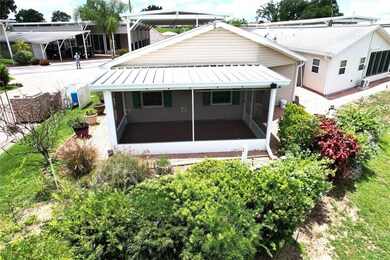 Screened in back porch