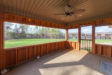 Unfurnished sunroom with a wealth of natural light