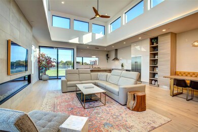 This stunning penthouse features soaring 16' expan