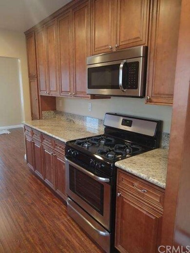 Stainless steel, new appliances. Granite