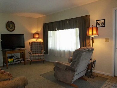 Living Room. Casual Living with Picture Window