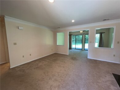 Living Room opens into Sun Room