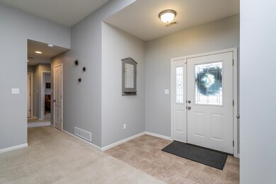 Spacious entry