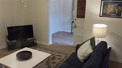 Living room looking towards the foyer.