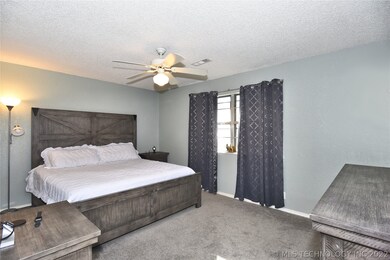 Large master bedroom with room for your king furni