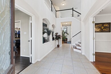 Front entry looking into the home