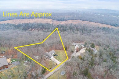 Over 2.5 acres of wooded privacy