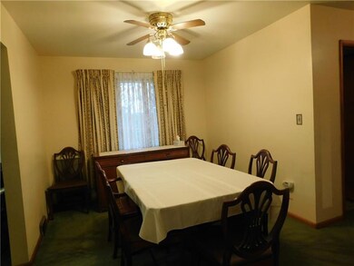 Enjoy holiday dinners in this spacious dining room