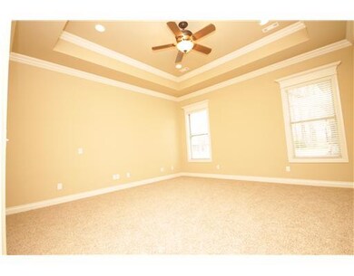 Master Bedroom. Private master bedroom with crown