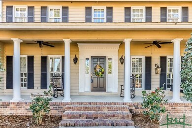 Welcoming front porch
