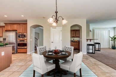 Dining area in kitchen