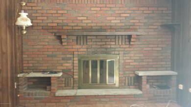 Full wall Brick Fireplace