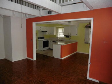 living to kitchen