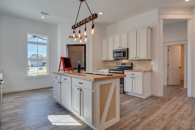 Kitchen with farmhouse touches