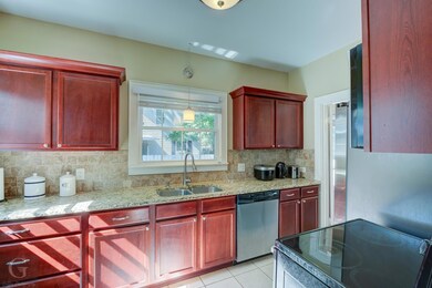 Kitchen with granite countertop