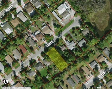 Aerial of Mitchell Lot near cul de sac