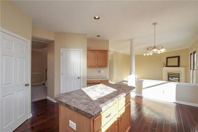 You will fall in love with this spacious kitchen open to the living room
