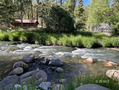 Mammoth Creek at edge of lot