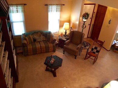 Living Room from Staircase Landing