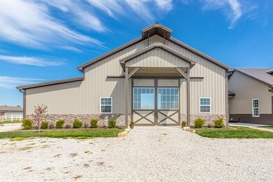 Front view of the barn.   Come see it inside.