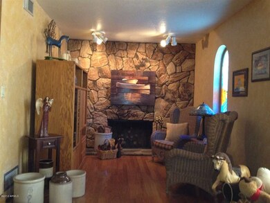 Cozy fireplace sitting area