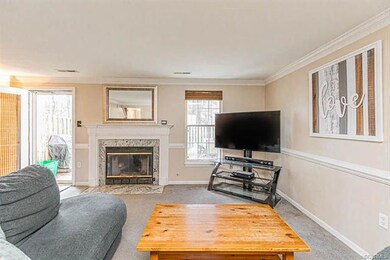 Family Room features Gas Fireplace and Access to P