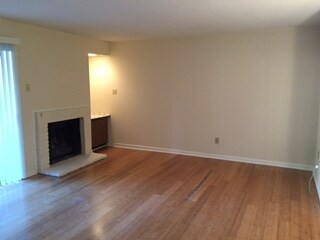 Living Room with Bamboo Flooring