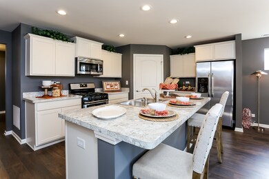 Model home pictured- features and options will var
