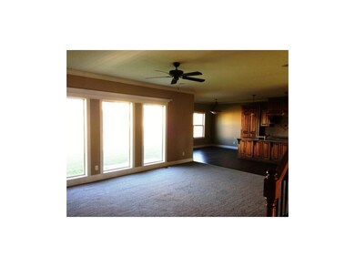Open Floor plan from family room to kitchen