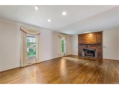 Family room is gorgeous and inviting with gleaming