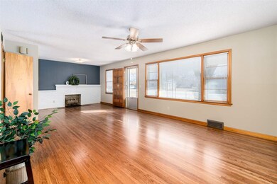 Refinished original hardwood floors