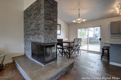 New stone installed on Fireplace