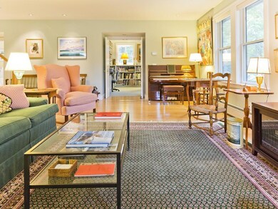The living room looking towards the...