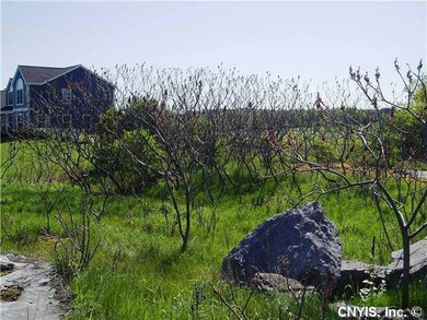 Land. Lot with view towards neighbor s house. The 