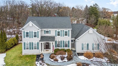 Classic Center Entrance Colonial