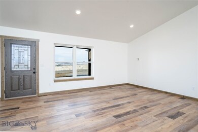 Living room featuring mountain views out front win