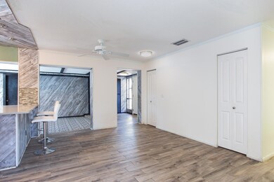 Dining area in front of kitchen