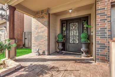 Covered front patio.