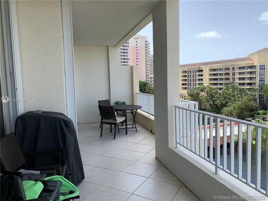 Spacious balcony accessible from living room and m