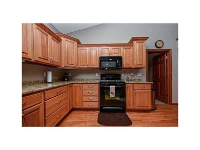 Kitchen. Dovetail hickory cabinetry.