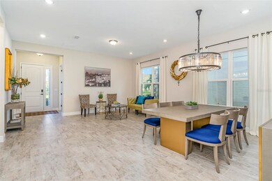 Living room and Dining room