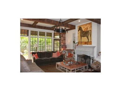 The family-sized great room is highlighted by a co