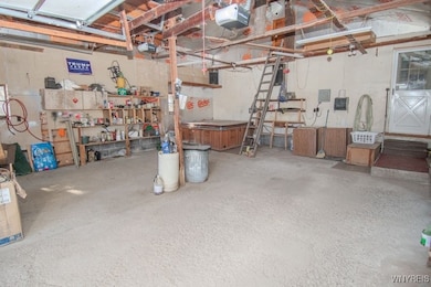 two car attached garage